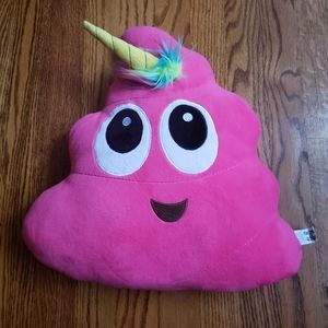 unicorn poop pillow emoji